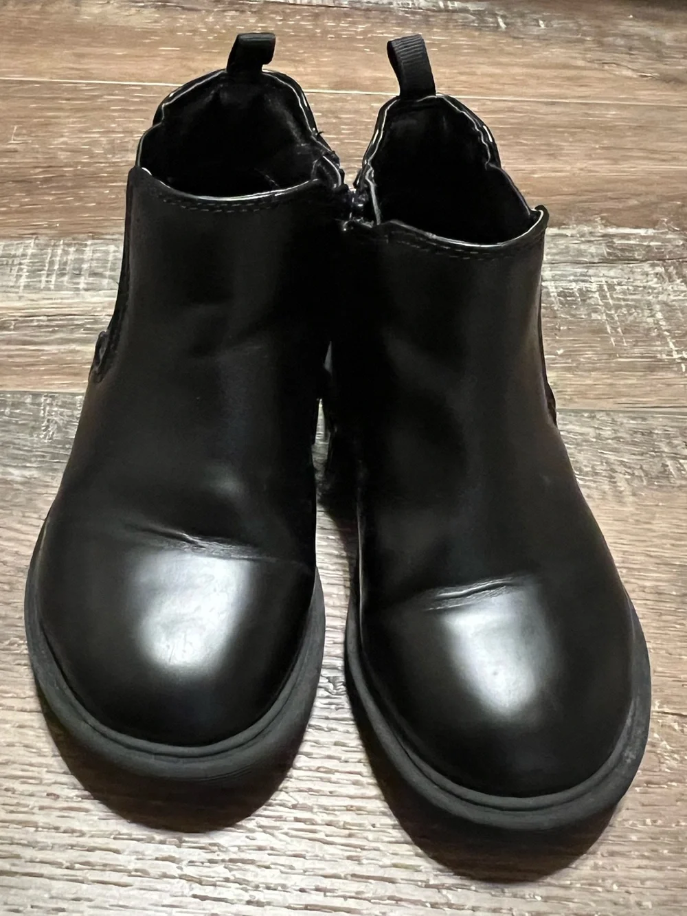 Girls Classic Black Chelsea Ankle Boots - GAP